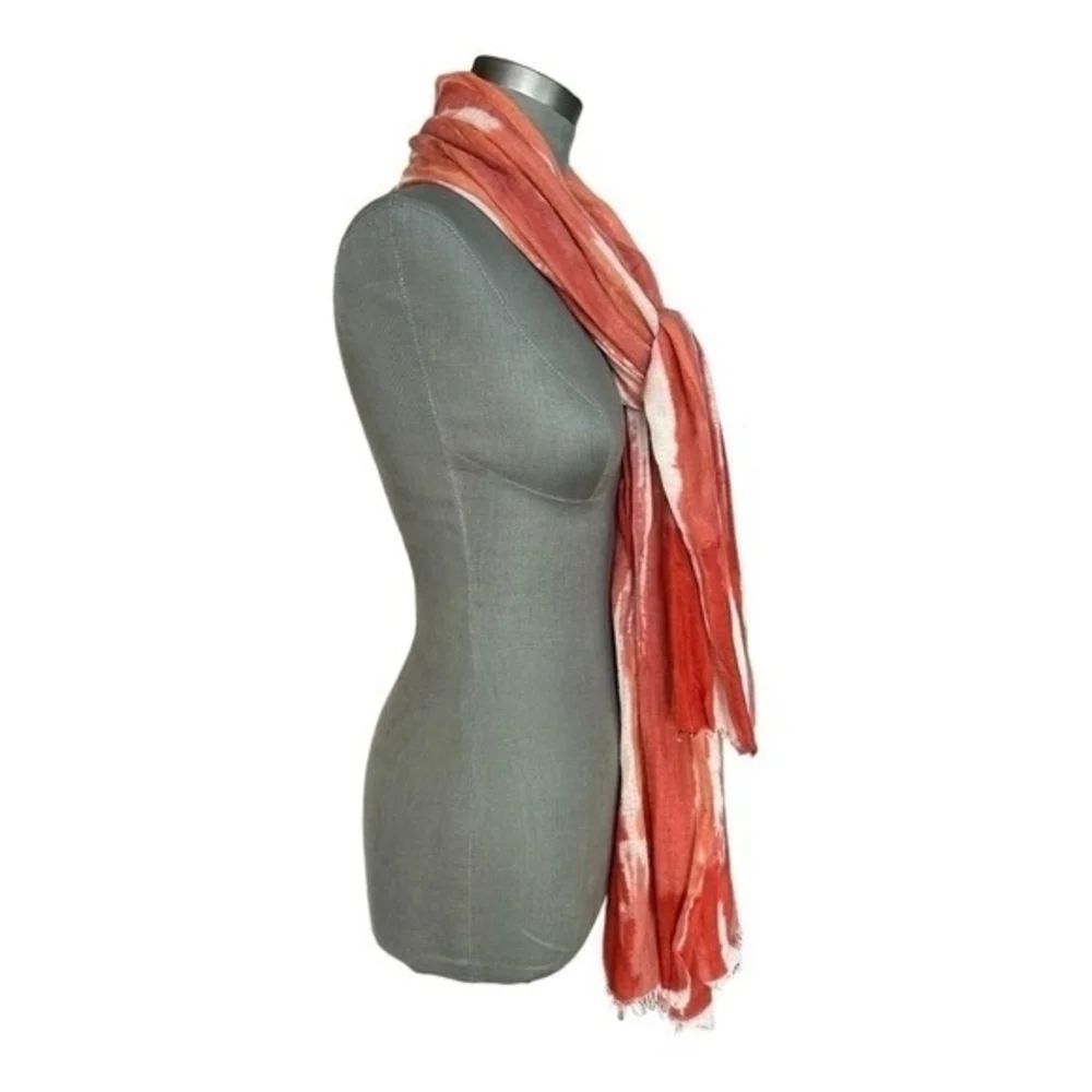 Women's Pink Beige Ombre Scarf 27